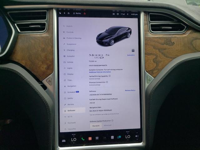Photo 9 from auction – 2017 TESLA MODEL S with VIN 5YJSA1E29HF190674