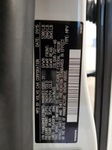 Photo 14 from auction – 2015 VOLVO XC60 T6 PL with VIN YV4902RM3F2719875