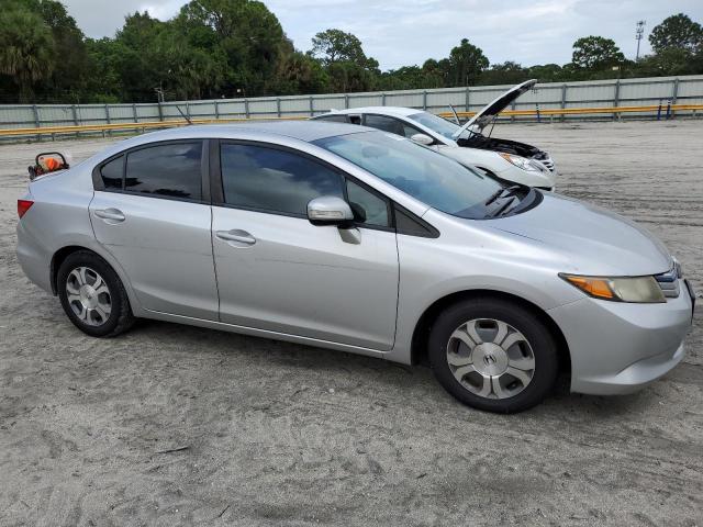 Photo 4 from auction – 2012 HONDA CIVIC HYBR with VIN JHMFB4F31CS001596