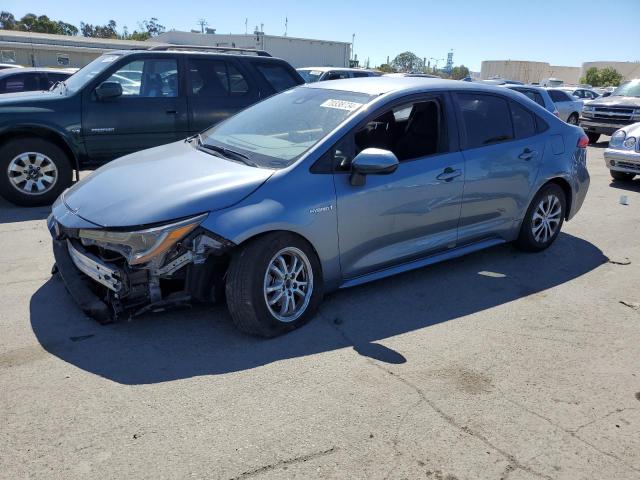 TOYOTA COROLLA LE 2021 with VIN JTDEAMDE4MJ018680 - Photo from auction