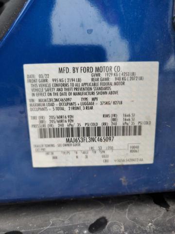Photo 14 from auction – 2022 FORD ECOSPORT S with VIN MAJ6S3FL3NC465097