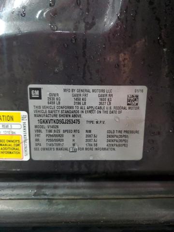 Photo 14 from auction – 2016 GMC ACADIA DEN with VIN 1GKKVTKD5GJ263475