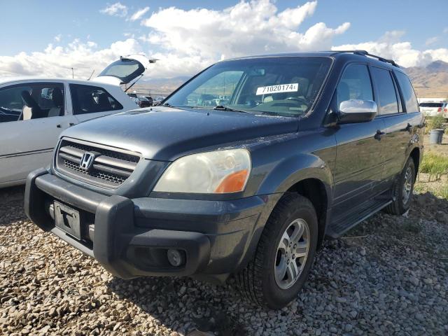 HONDA PILOT EXL 2004 with VIN 2HKYF18644H572651 - Photo from auction