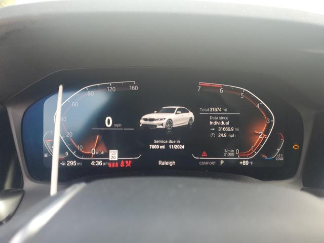 Photo 9 from auction – 2022 BMW 330I with VIN 3MW5R1J06N8C23489