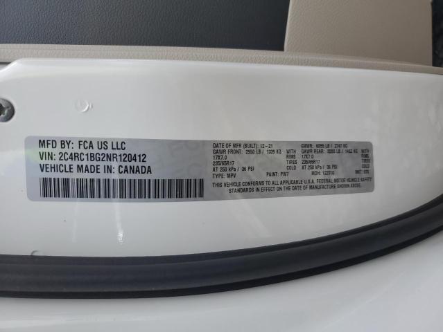 Photo 14 from auction – 2022 CHRYSLER PACIFICA T with VIN 2C4RC1BG2NR120412