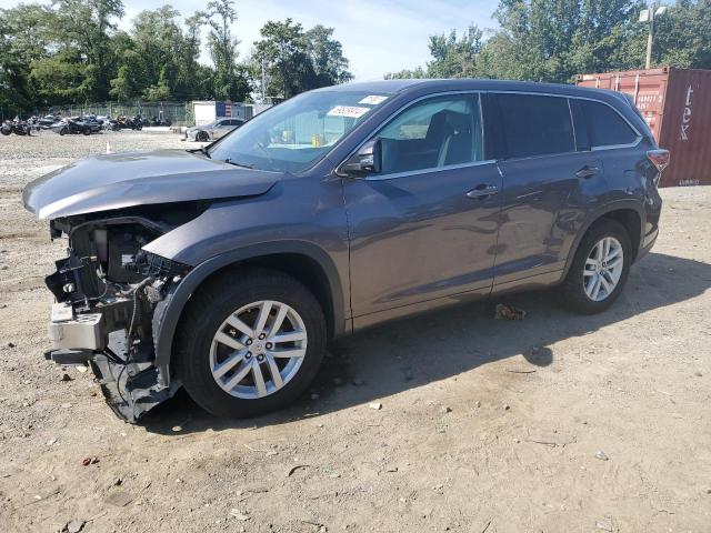 TOYOTA HIGHLANDER 2015 with VIN 5TDZARFH4FS009103 - Photo from auction