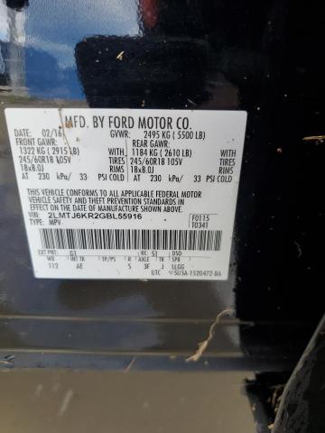 Photo 14 from auction – 2016 LINCOLN MKX SELECT with VIN 2LMTJ6KR2GBL55916