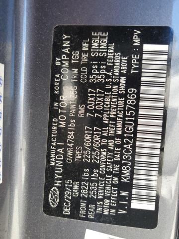 Photo 14 from auction – 2016 HYUNDAI TUCSON LIM with VIN KM8J3CA21GU157869