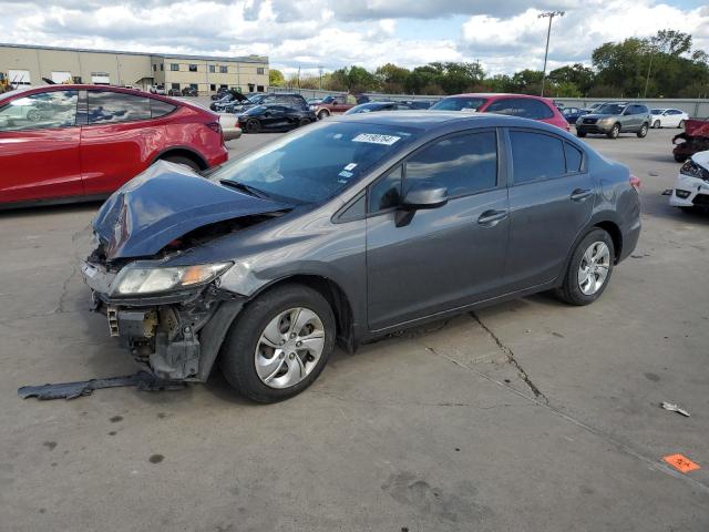 HONDA CIVIC 2013 with VIN 2HGFB2F55DH596924 - Photo from auction