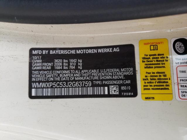 Photo 14 from auction – 2018 MINI COOPER with VIN WMWXP5C53J2G63759