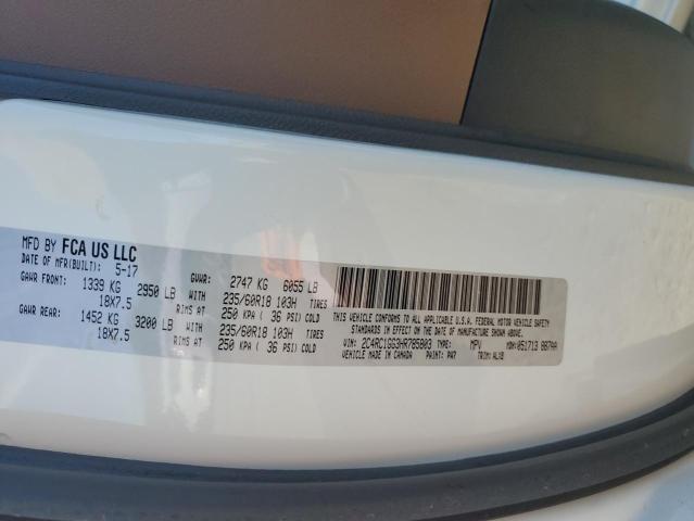 Photo 14 from auction – 2017 CHRYSLER PACIFICA L with VIN 2C4RC1GG3HR785803