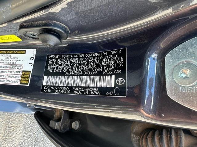 Photo 10 from auction – 2015 TOYOTA PRIUS with VIN JTDKN3DU4F0408065