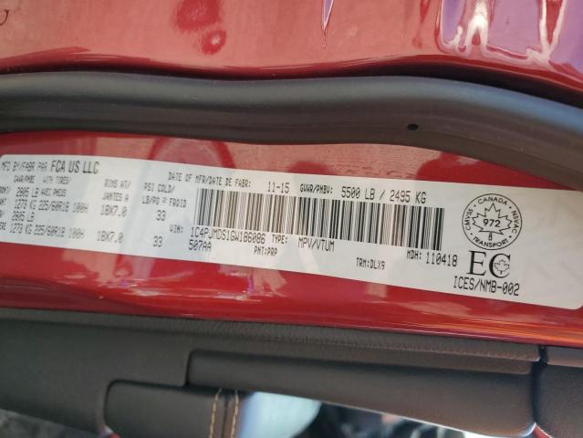 Photo 14 from auction – 2016 JEEP CHEROKEE L with VIN 1C4PJMDS1GW186086