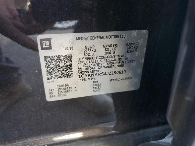 Photo 14 from auction – 2018 CADILLAC XT5 with VIN 1GYKNARS4JZ190610