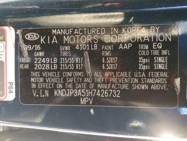 Photo 14 from auction – 2017 KIA SOUL + with VIN KNDJP3A51H7426732