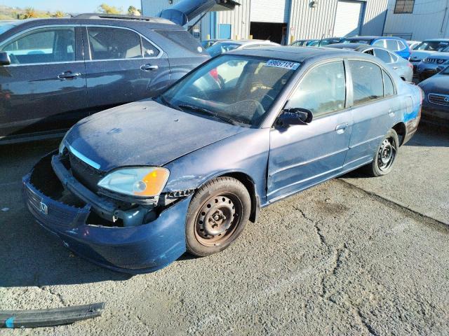 HONDA CIVIC EX 2002 with VIN 2HGES26722H530776 - Photo from auction
