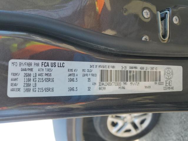 Photo 14 from auction – 2019 JEEP COMPASS SP with VIN 3C4NJDAB5KT733693