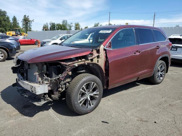 TOYOTA HIGHLANDER 2018 with VIN 5TDBZRFH0JS815250 - Photo from auction