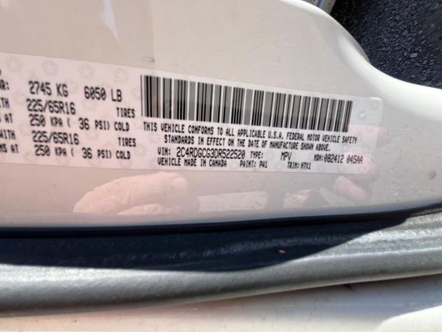 Photo 10 from auction – 2013 DODGE GRAND CARA with VIN 2C4RDGCG3DR522520