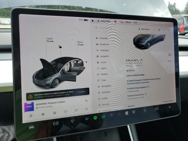 Photo 9 from auction – 2018 TESLA MODEL 3 with VIN 5YJ3E1EB5JF116182