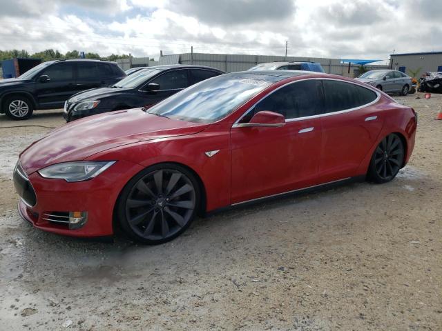 TESLA MODEL S 2013 with VIN 5YJSA1CP1DFP09595 - Photo from auction