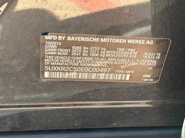 Photo 10 from auction – 2014 BMW X5 SDRIVE3 with VIN 5UXKR2C50E0C00497