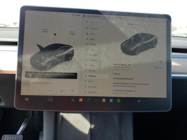 Photo 9 from auction – 2023 TESLA MODEL Y with VIN 7SAYGDEE1PF938372