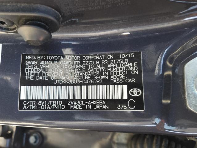 Zdjęcie 14 z aukcji – 2015 TOYOTA PRIUS z VIN JTDKN3DU3F0478592