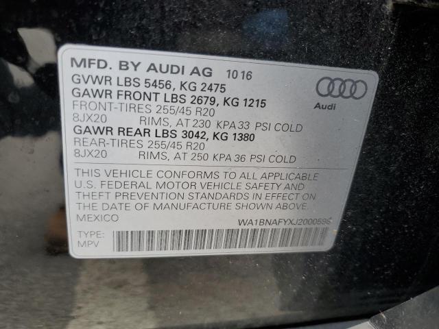 Photo 14 from auction – 2018 AUDI Q5 PREMIUM with VIN WA1BNAFYXJ2000598