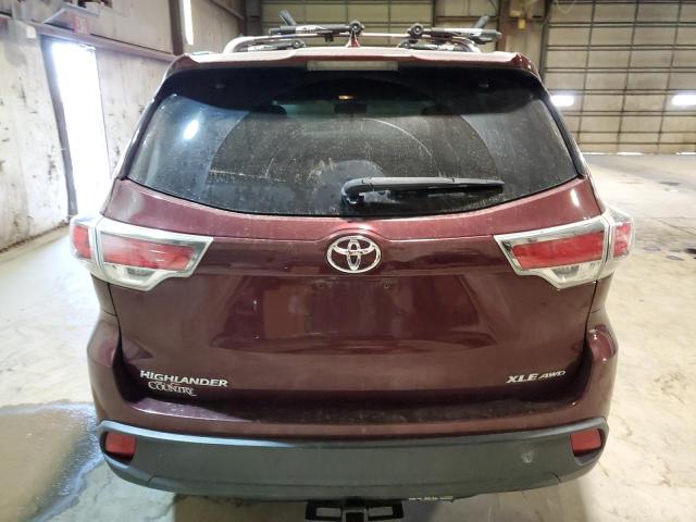 Photo 6 from auction – 2016 TOYOTA HIGHLANDER with VIN 5TDJKRFH0GS287556