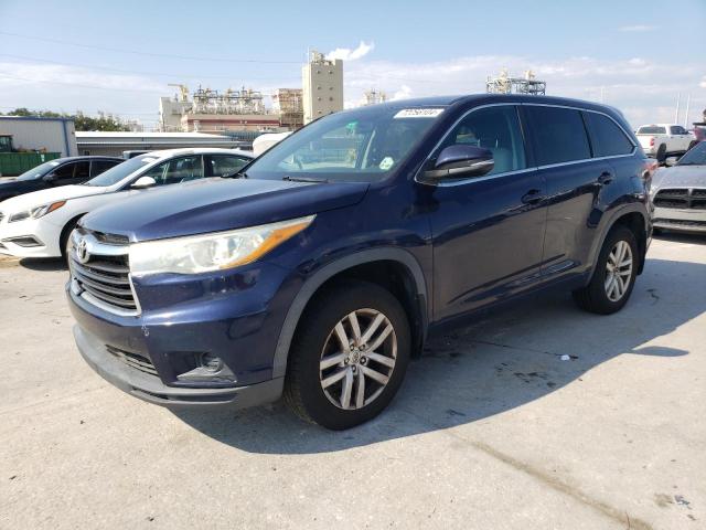 TOYOTA HIGHLANDER 2015 with VIN 5TDBKRFH5FS163253 - Photo from auction