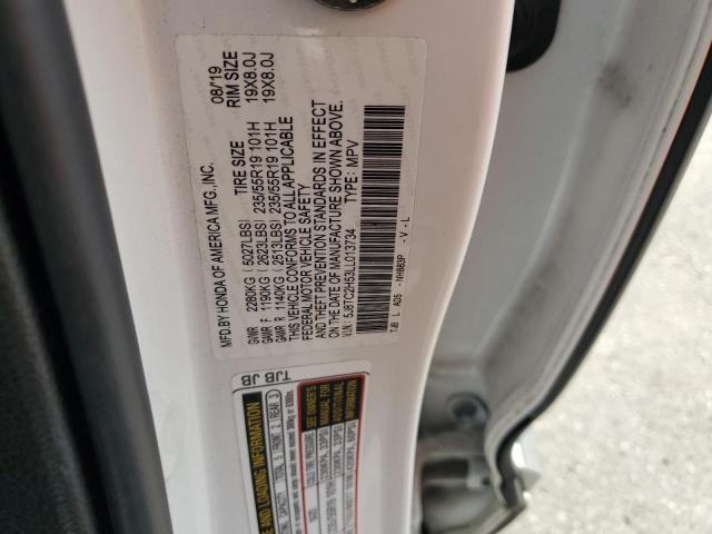Photo 14 from auction – 2020 ACURA RDX TECHNO with VIN 5J8TC2H53LL013734