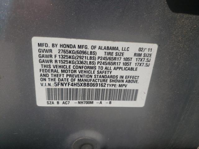 Фото 14 с аукциона – 2011 HONDA PILOT EXL с VIN 5FNYF4H5XBB069162