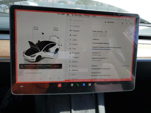Photo 9 from auction – 2023 TESLA MODEL 3 with VIN 5YJ3E1EB9PF386539