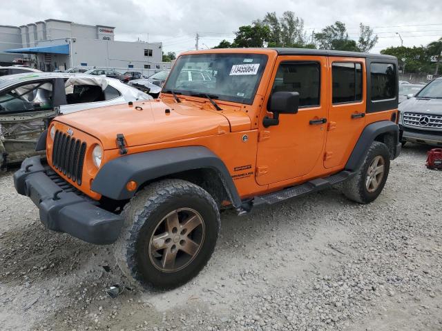 JEEP WRANGLER U 2013 with VIN 1C4HJWDG8DL520509 - Photo from auction