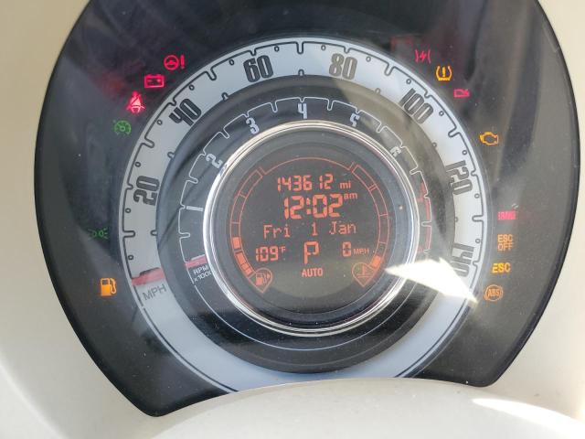 Photo 9 from auction – 2012 FIAT 500 LOUNGE with VIN 3C3CFFCR2CT106390