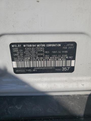 Photo 14 from auction – 2017 MITSUBISHI OUTLANDER with VIN JA4AR3AU2HZ039073