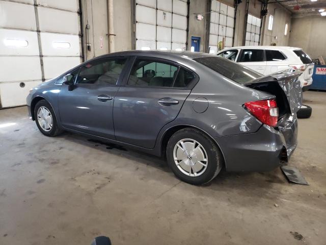 Photo 2 from auction – 2012 HONDA CIVIC HF with VIN 2HGFB2F65CH553143