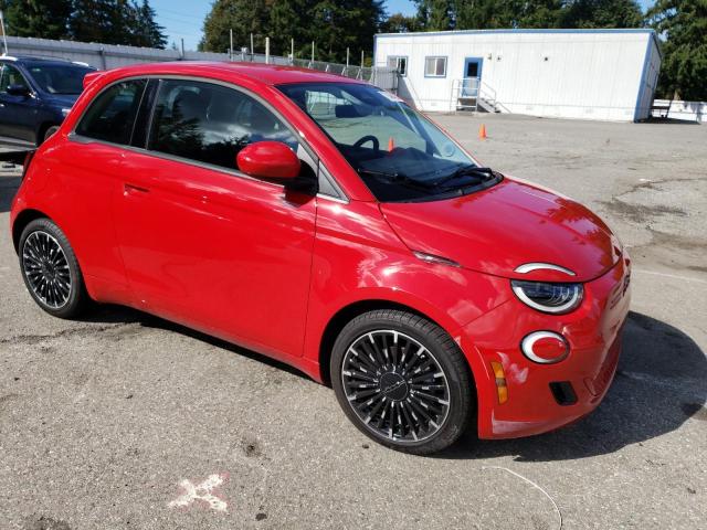 Photo 4 from auction – 2024 FIAT 500 E RED with VIN ZFAFFAA44RX204389