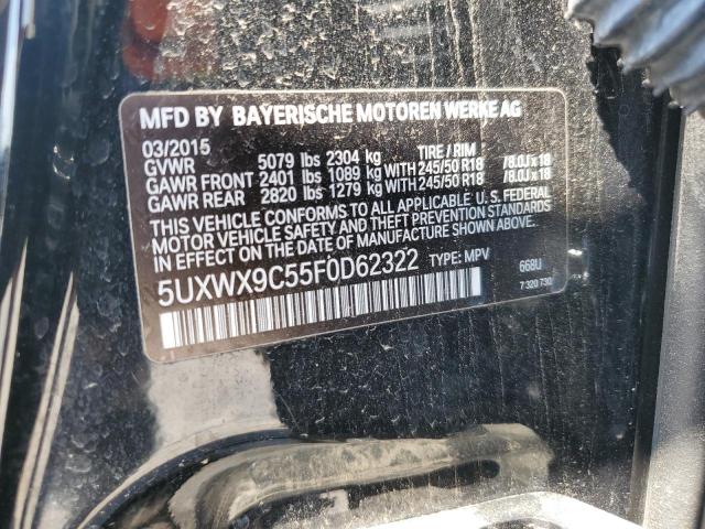 Photo 14 from auction – 2015 BMW X3 XDRIVE2 with VIN 5UXWX9C55F0D62322