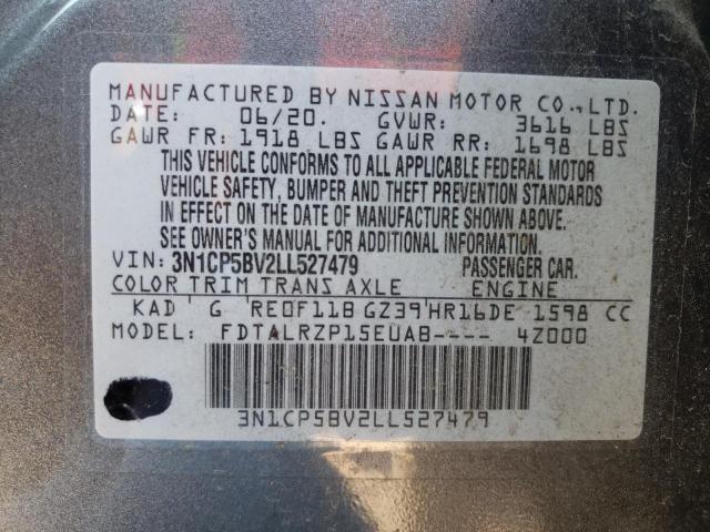Photo 14 from auction – 2020 NISSAN KICKS S with VIN 3N1CP5BV2LL527479