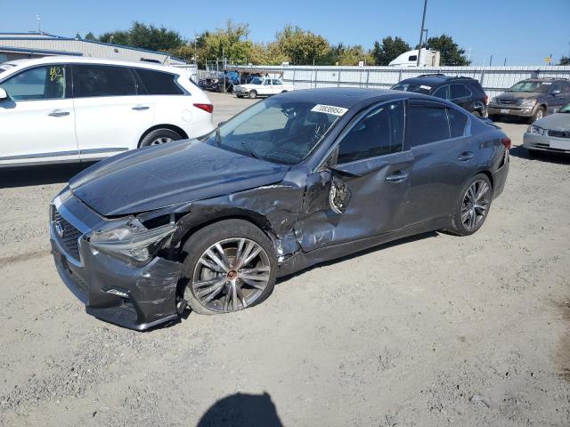 INFINITI Q50 LUXE 2018 with VIN JN1EV7AR3JM433158 - Photo from auction