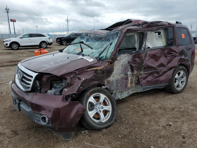 HONDA PILOT EXL 2012 with VIN 5FNYF4H55CB080670 - Photo from auction