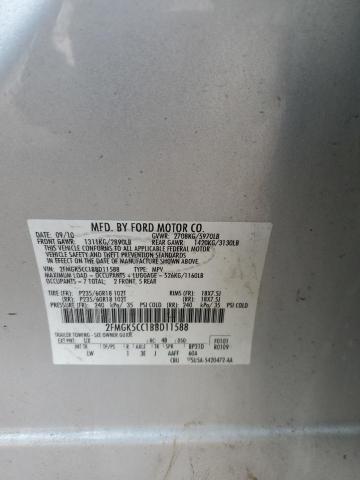 Photo 14 from auction – 2011 FORD FLEX SEL with VIN 2FMGK5CC1BBD11588