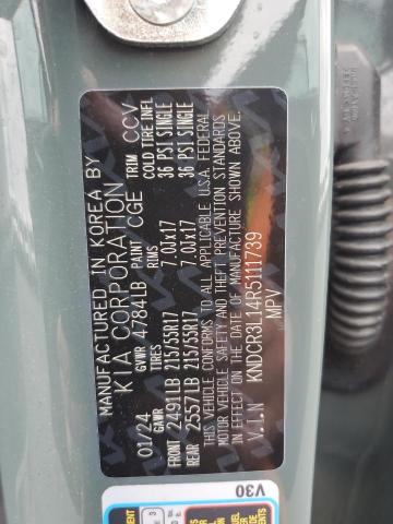 Photo 14 from auction – 2024 KIA NIRO WIND with VIN KNDCR3L14R5111739