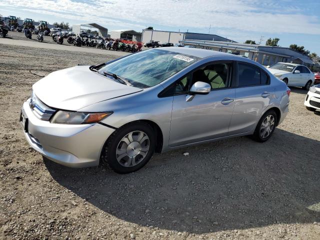 HONDA CIVIC HYBR 2012 with VIN JHMFB4F26CS010656 - Photo from auction