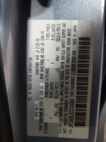Photo 14 from auction – 2012 MAZDA 5 with VIN JM1CW2BL5C0124994