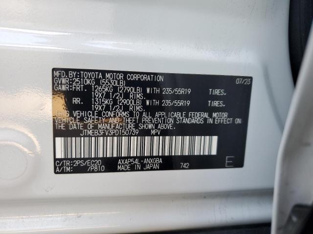 Photo 14 from auction – 2023 TOYOTA RAV4 PRIME with VIN JTMEB3FV3PD150739
