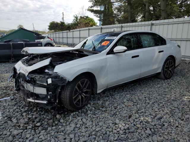 BMW 740 I 2023 with VIN WBA23EH0XPCM87683 - Photo from auction
