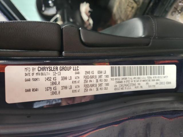 Photo 14 from auction – 2014 JEEP GRAND CHER with VIN 1C4RJFAG4EC372949